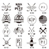 Stamtechs Custom Initial Golf Ball Stamp in Any Design