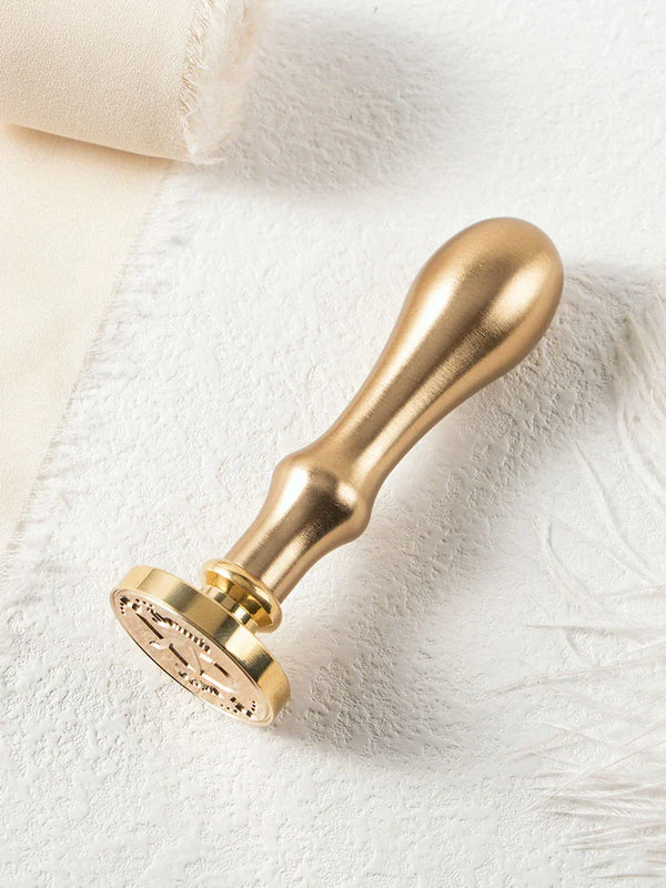 Stamtechs Pommel Vintage Alloy Handle Wax Seal Stamp