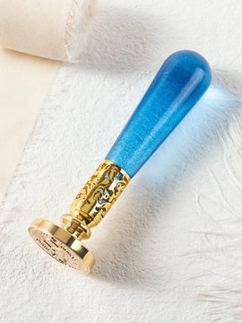 Stamtechs Vintage Crystal Agate Handle Wax Stamps