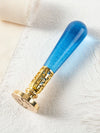 Stamtechs Vintage Crystal Agate Handle Wax Seal Stamp