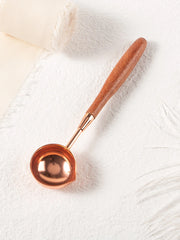 Stamtechs Vintage Wooden Handle Wax Sealing Stamp Melting Spoon