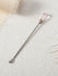 Stamtechs Sealing Wax Mixing Sticks 103mm Stainless Steel Sealing Stamp Acrylic Crystal Head Stirring Rod