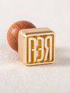 Stamtechs Alice Single Initial Pottery Stamp