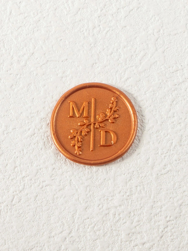 Stamtechs Letter MD Envelope Seal Decoration Self Adhesive Wax Seals