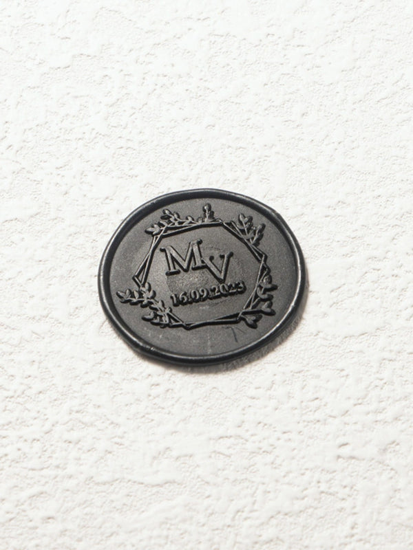 Stamtechs Wreath Pattern MV Envelope Seal Decoration Self Adhesive Wax Seals