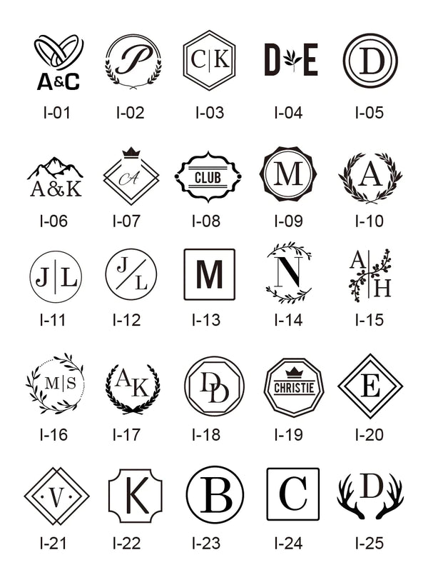 Stamtechs Audrey Single Initial Wax Stamp