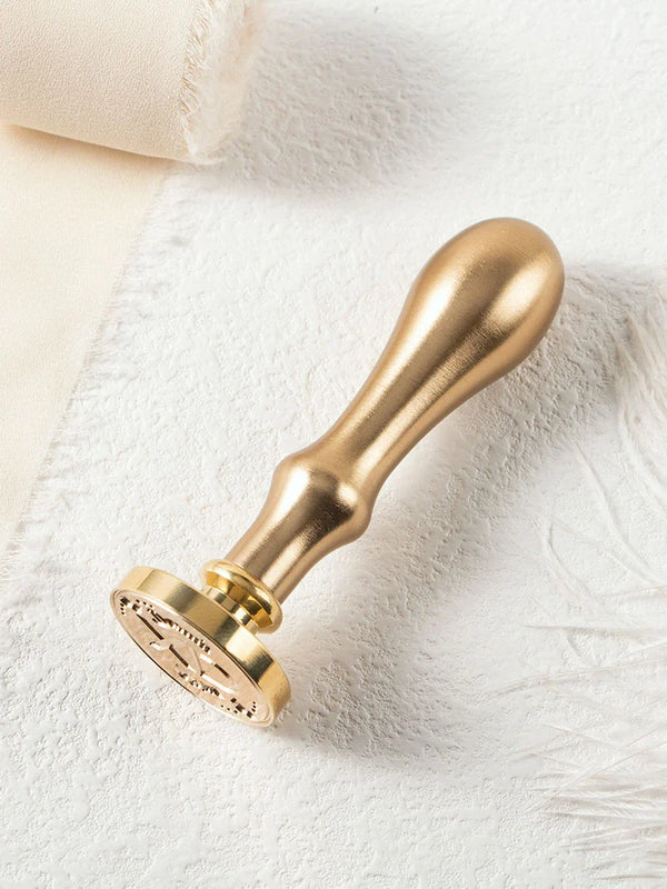 Stamtechs Pommel Vintage Alloy Handle Wax Seal Stamps