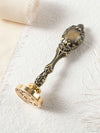 Stamtechs Vintage Alloy Scepter Handle Wax Stamp