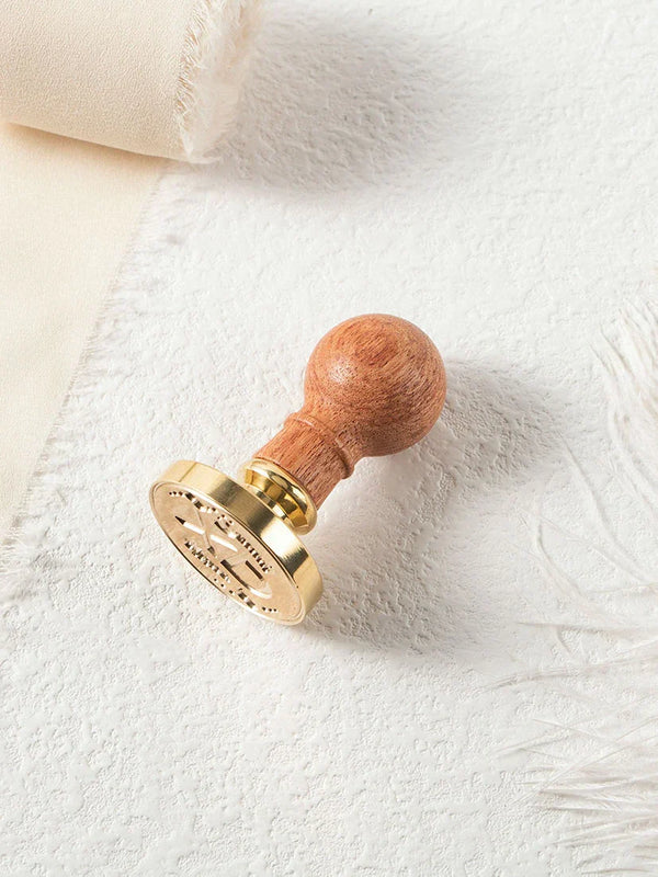 Stamtechs Creative Sealing Natural Willow Wax Stamp Wooden Handle Wax Seal Stamps new