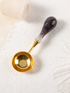 Stamtechs Natural Quartz Crystal Handle Wax Sealing Stamp Melting Spoon