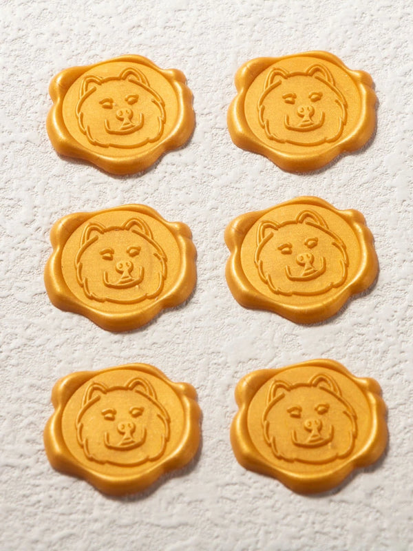 Stamtechs Animal Pattern Envelope Seal Decoration Self Adhesive Wax Seals
